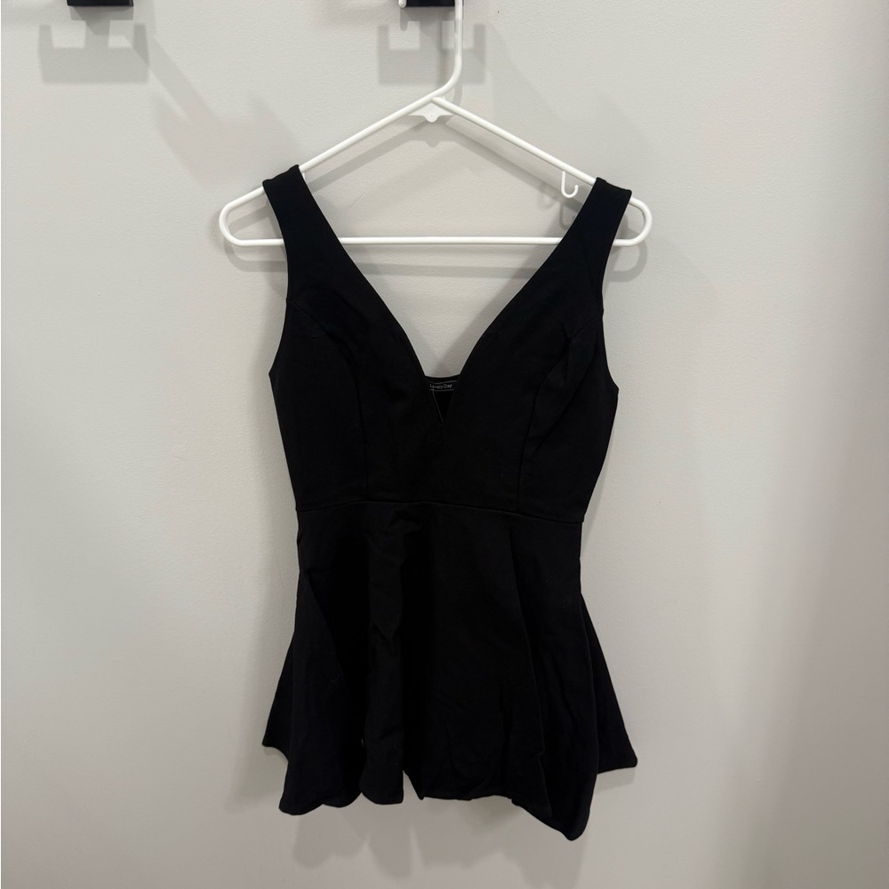 Lovely Day Black Midi Dress